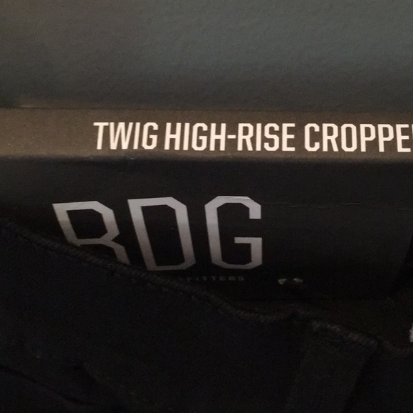 BDG Twig fray high rise skinny black jean 28 29 - Picture 5 of 8